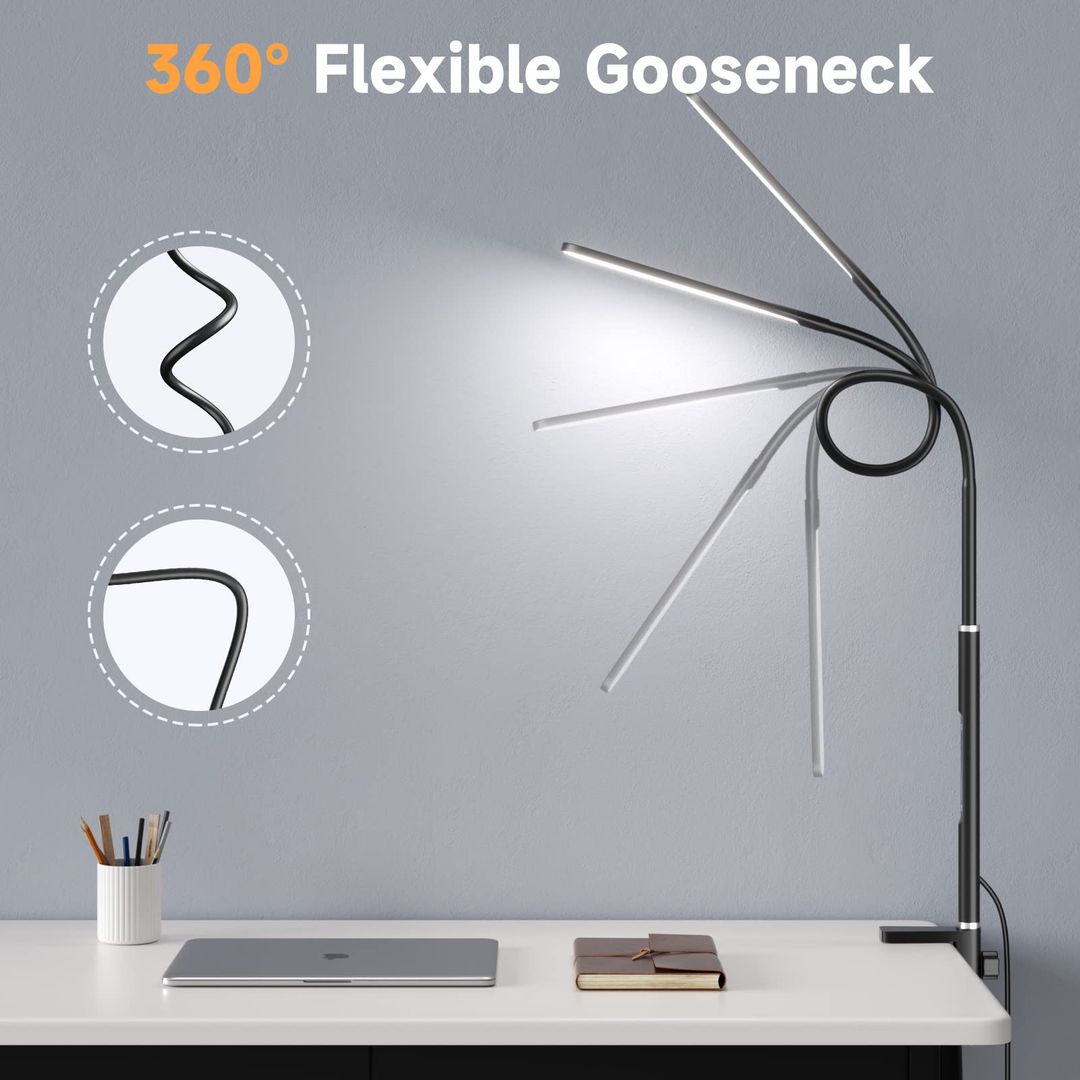 LED Schreibtischlampe stufenlos dimmbar