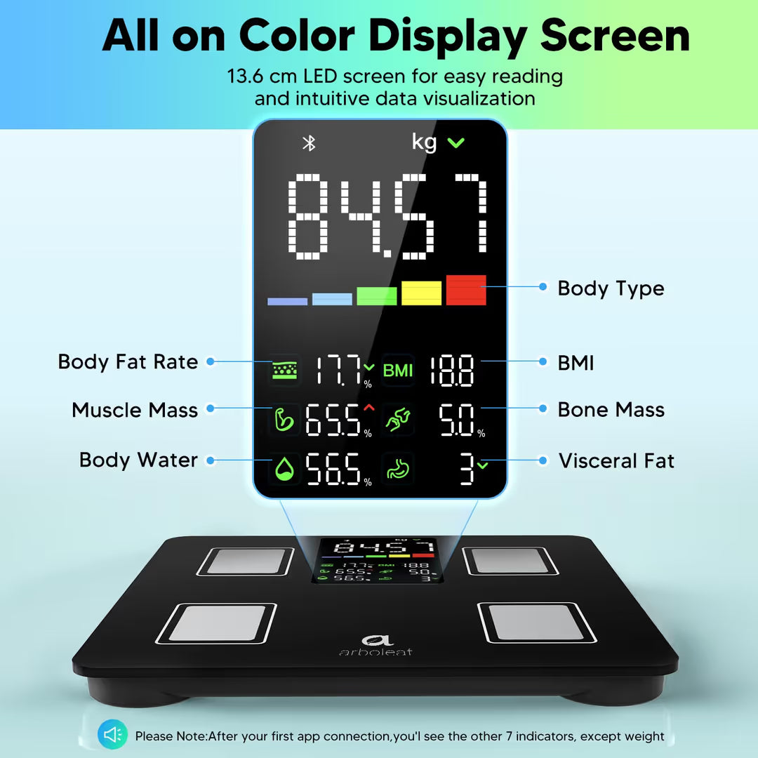 Digitale Körperfettwaage mit App