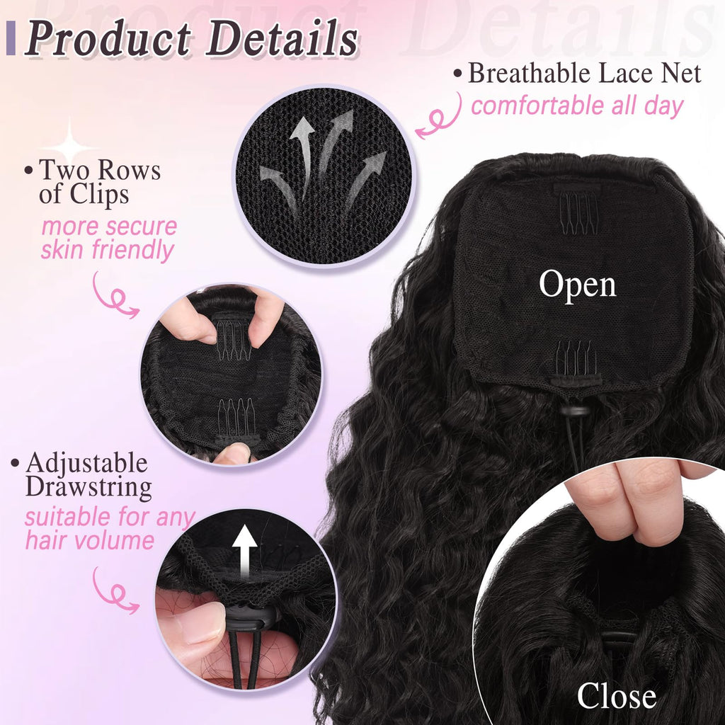 lockiger Pferdeschwanz  40cm