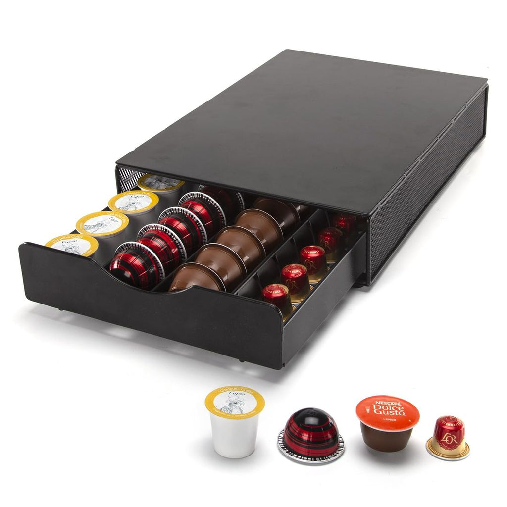 SYSYLY Kapselhalter – Für Dolce Gusto / Vertuo-Kapseln, Metallorganisator