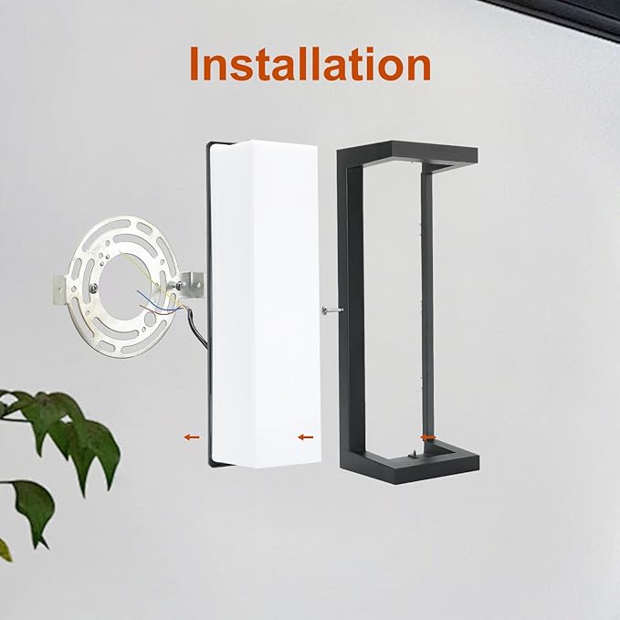 Lightsjoy 50W LED-Wandleuchte für den Außenbereich, IP65