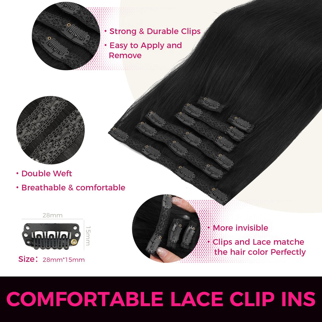 Clip-in Haarverlängerungen 110g