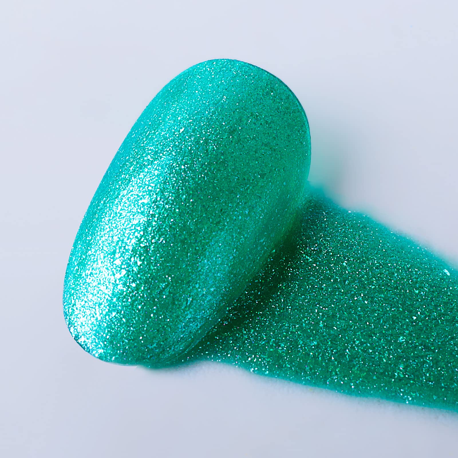 Glitzer-Gel-Nagellack – 15 ml Glitzergrün