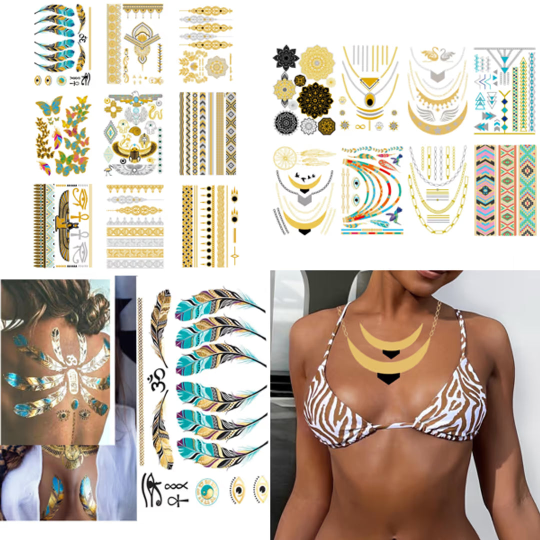 Temporäres Tattoo 8 Stück