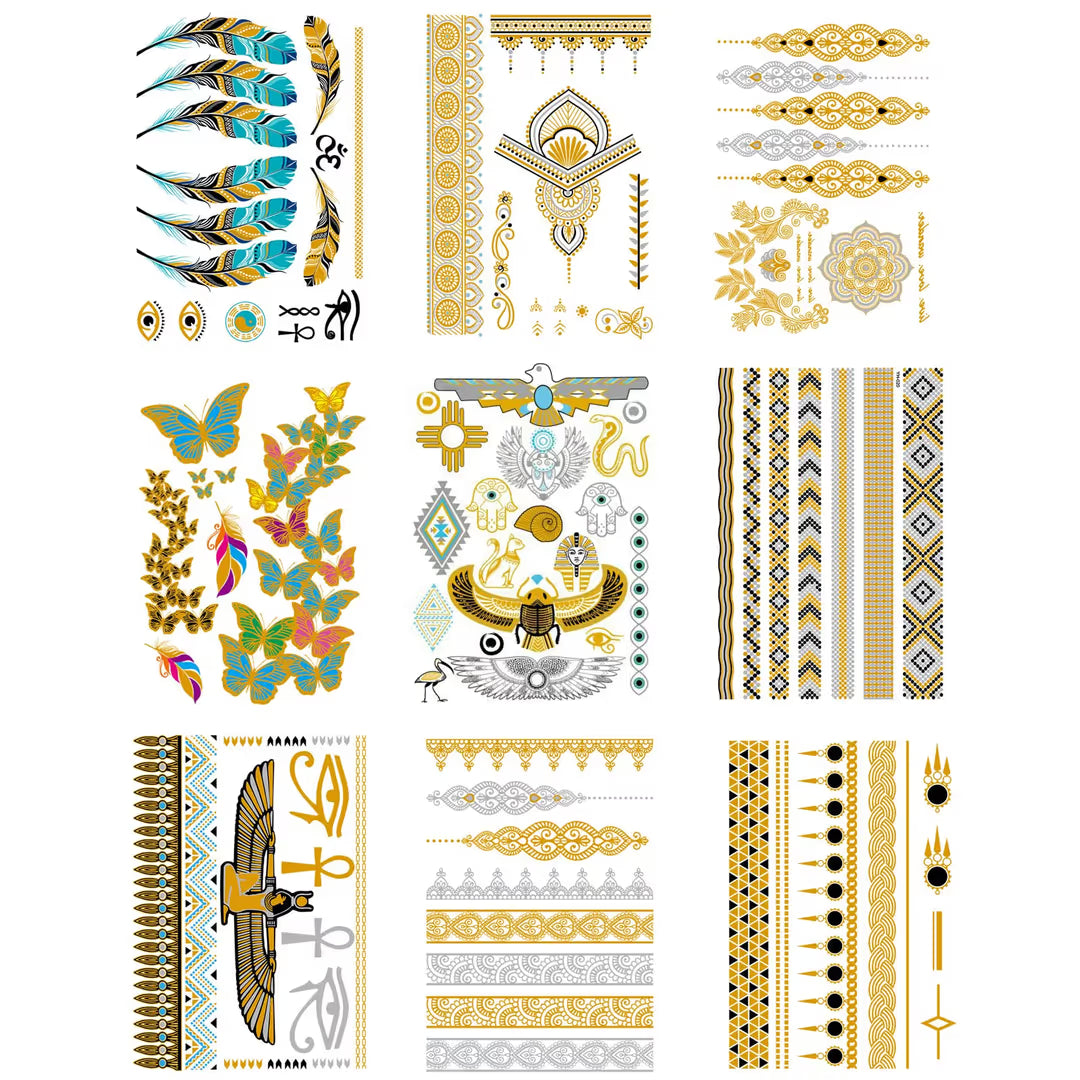 Temporäres Tattoo 8 Stück