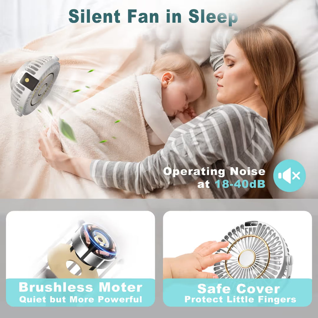 Mini Clip Ventilator USB