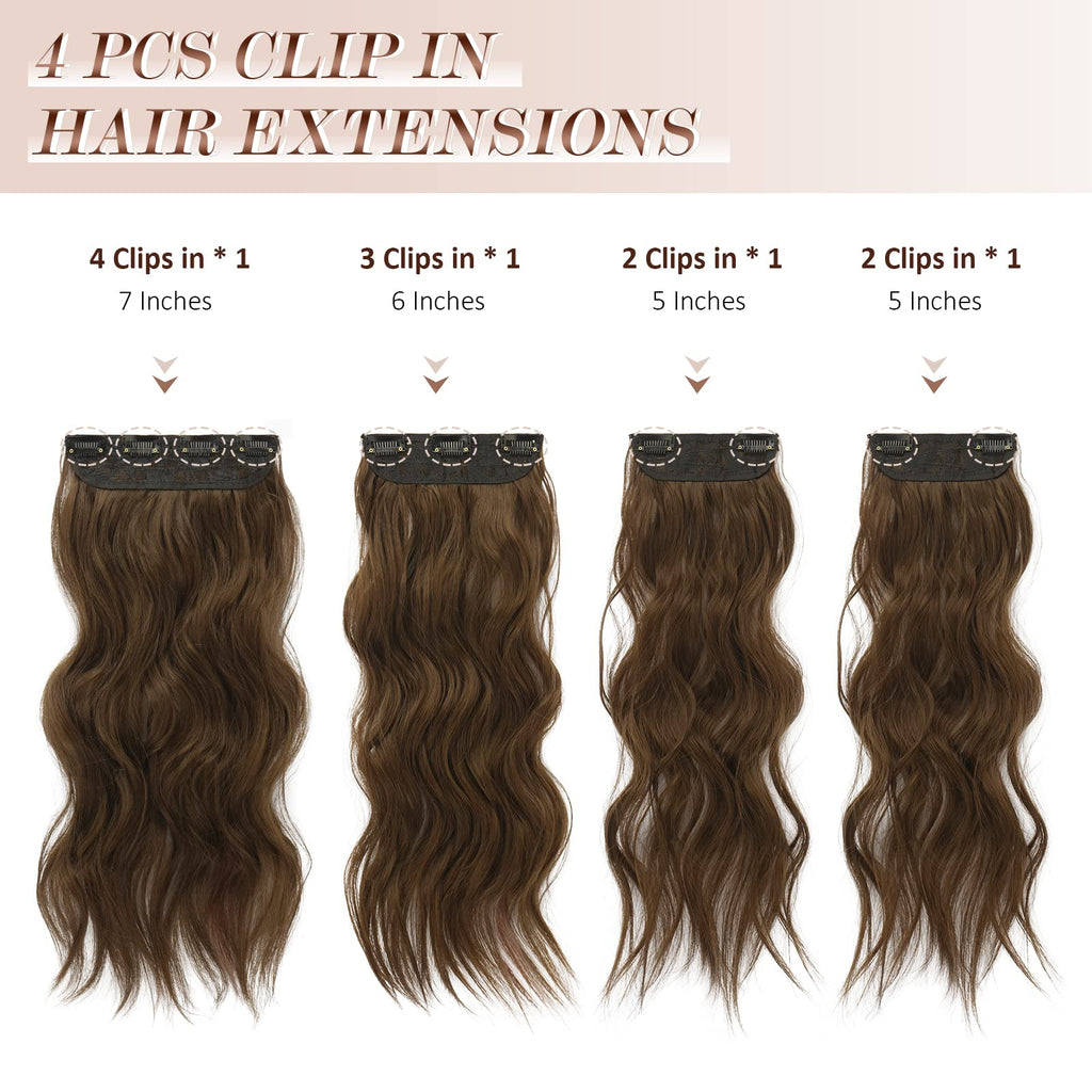 Clip-in Haarverlängerungen 50cm