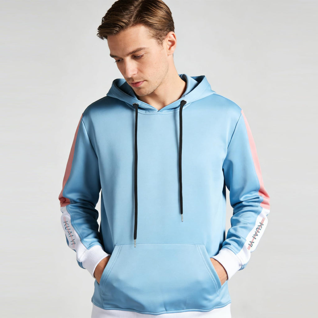 Herren Kapuzenpullover Basic – 100% Baumwolle, Langarm, S–2XL