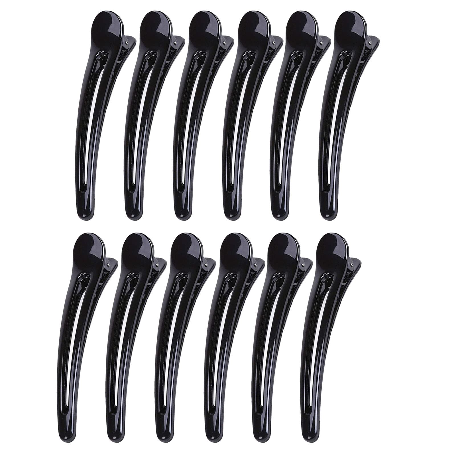 EnteBill Haarspangen Friseurzubehör – Schwarz 12 Stück