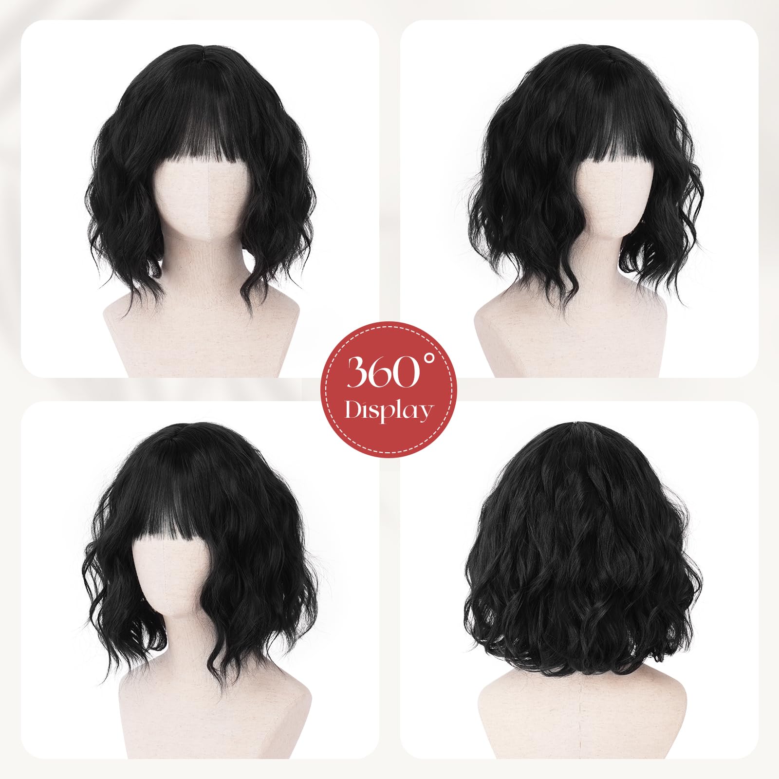 Bob Perücke mit Pony