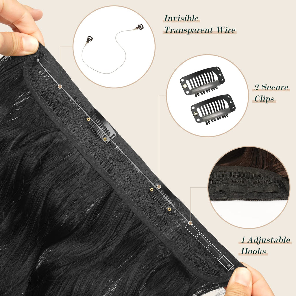 Natürliche Haarverlängerungen 45 cm