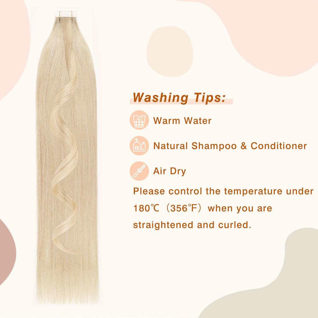 Echthaar Tape-In Haarverlängerungen  55 cm