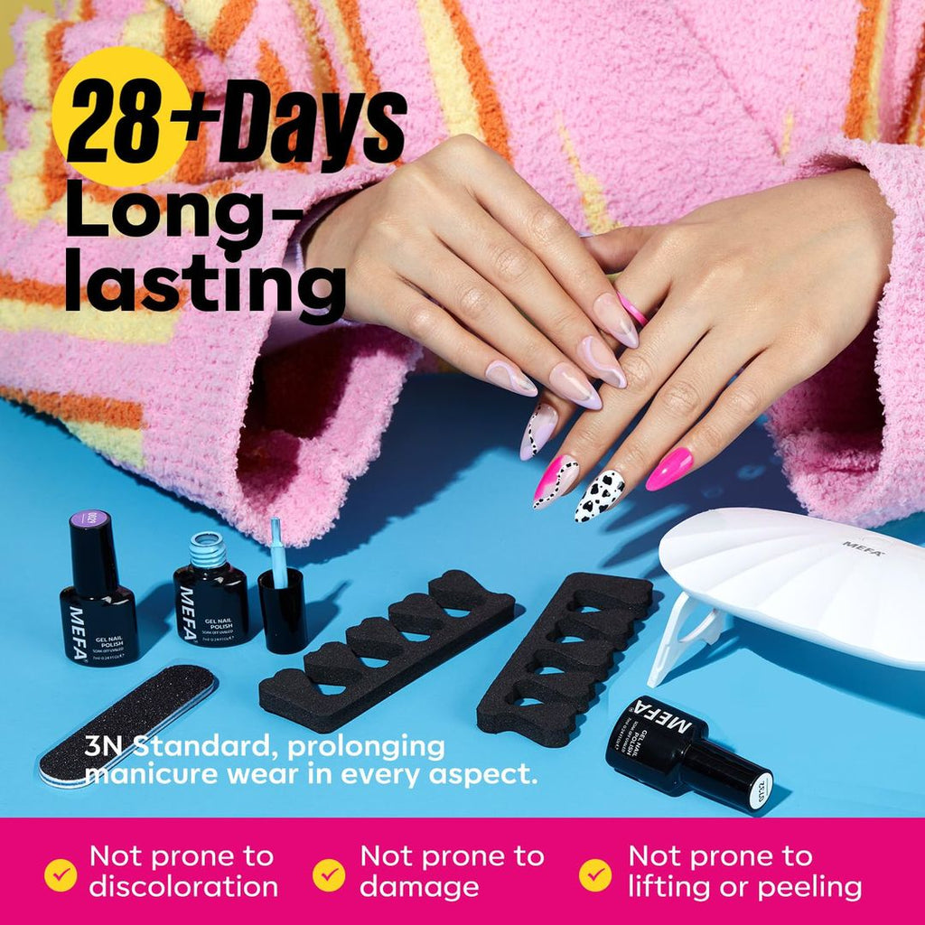 Nagellack Set 12 Farben & UV Lampe/Accessoires
