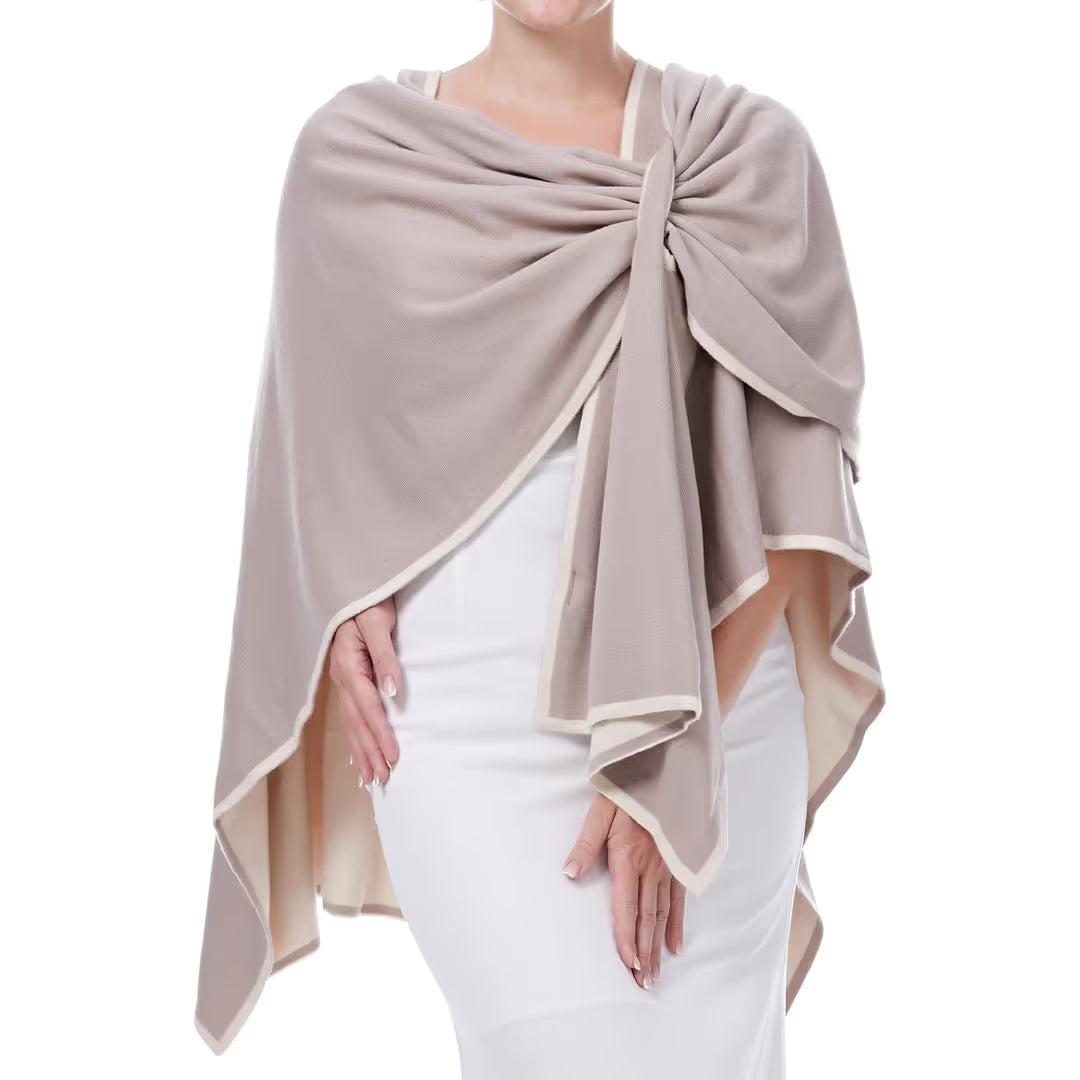 Poncho mit Cashmere-Gefühl