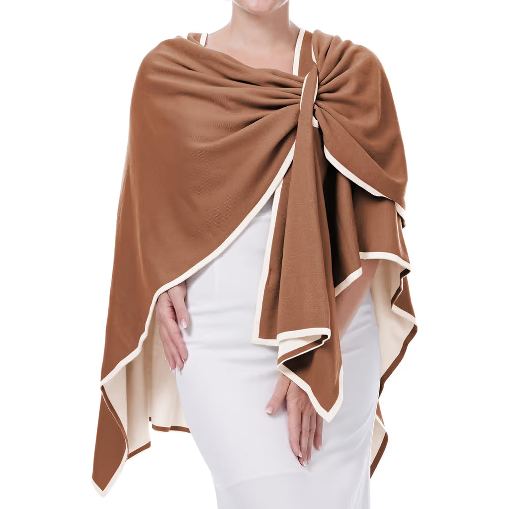 Poncho mit Cashmere-Gefühl