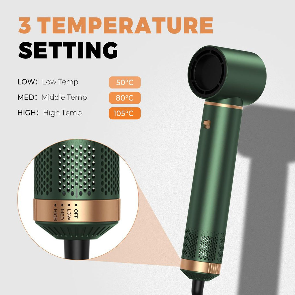 5-in-1 Haarstyler Luftbürste – Föhn, Locken, Glätten & Thermobürste