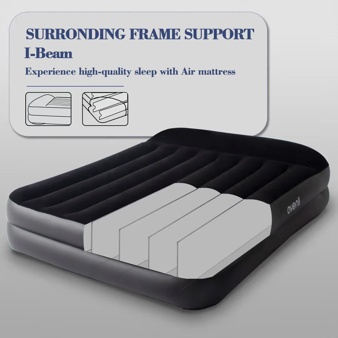 Самонадуваем матрак с размер „queen size“, 203 x 152 x 46 см