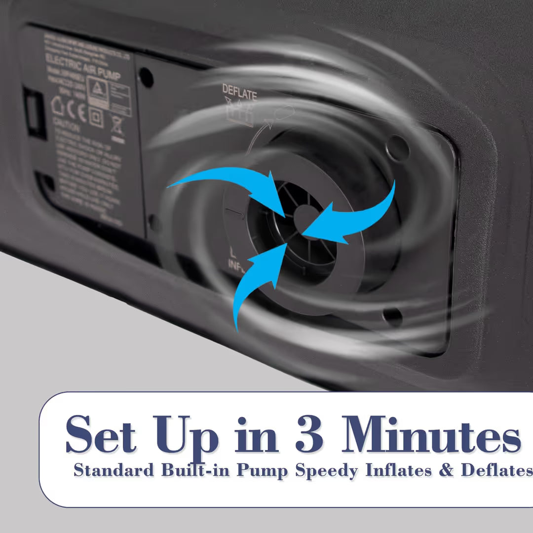 Самонадуваем матрак с размер „queen size“, 203 x 152 x 46 см