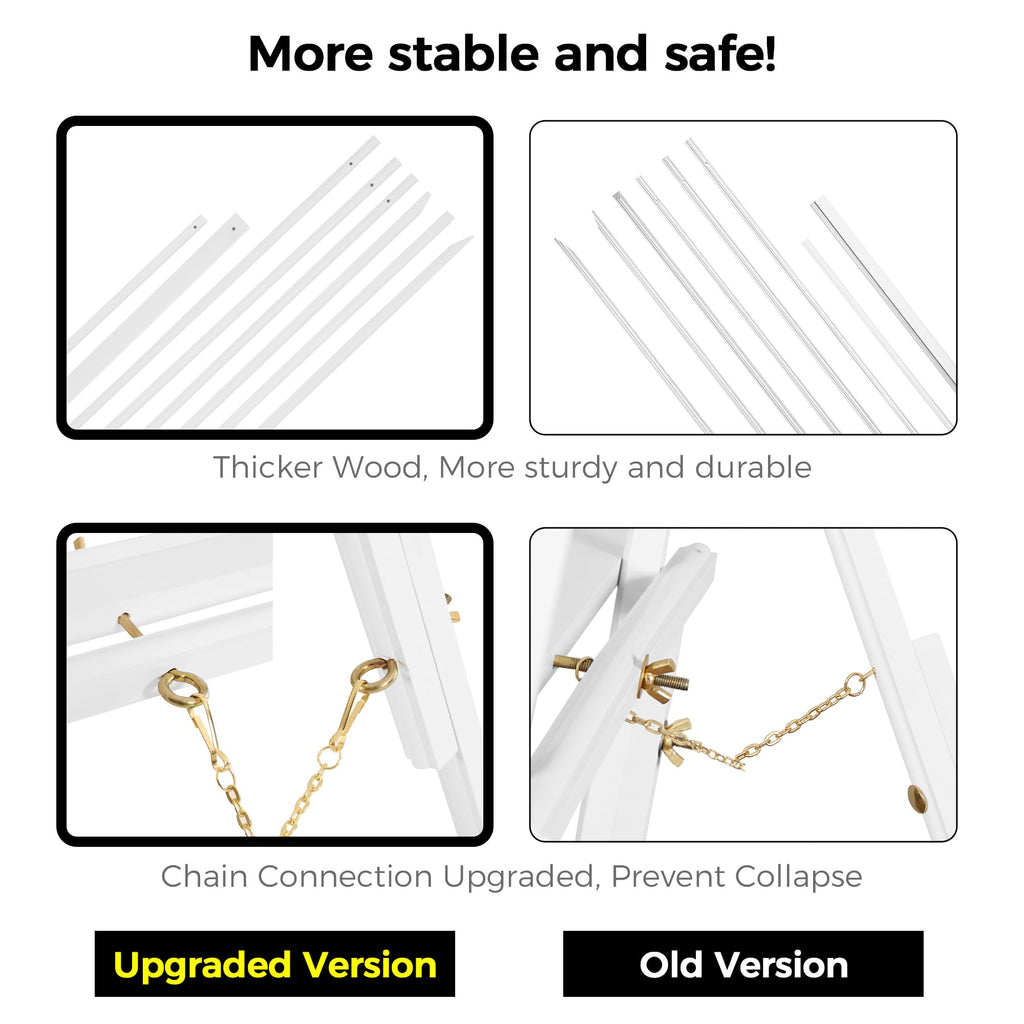 VISWIN 160 cm Dreibeinstaffelei aus Holz