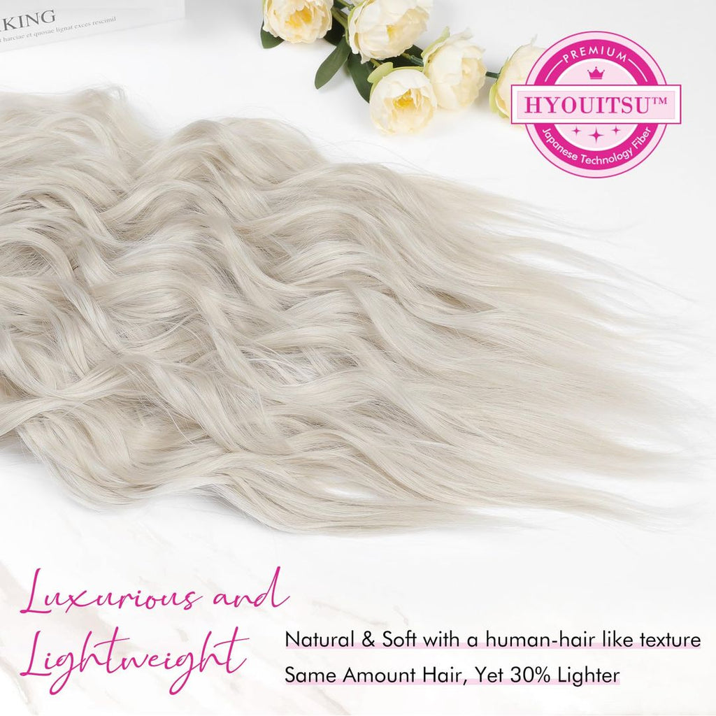 Clip-in-Haarverlängerungen, 60 cm