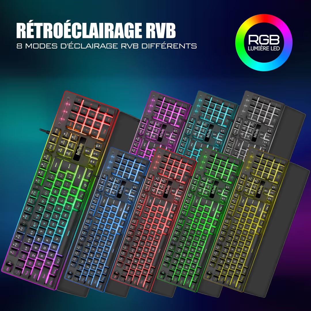 RedThunder K10 Gaming Tastatur und Maus