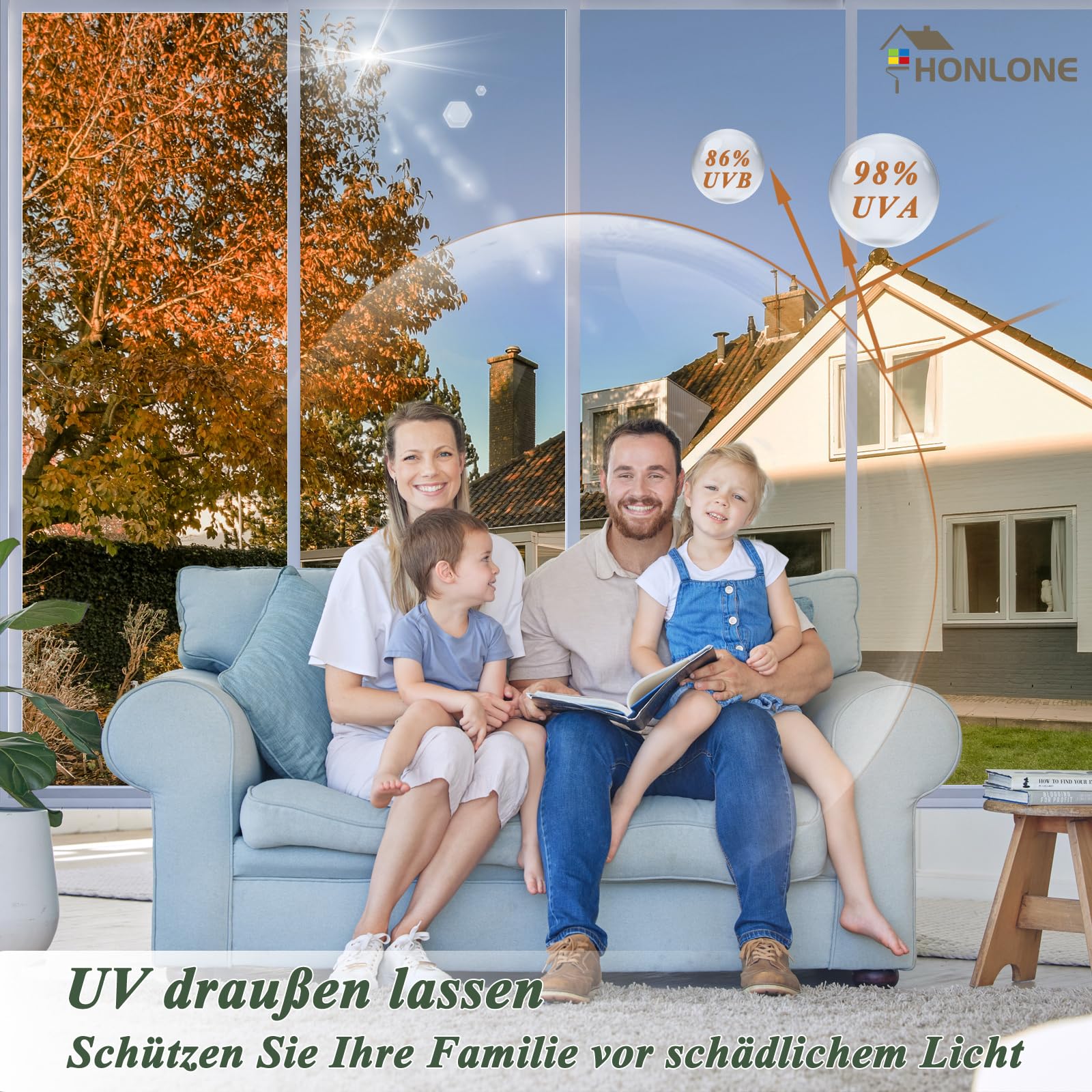 Sichtschutzfolie mit UV-Schutz