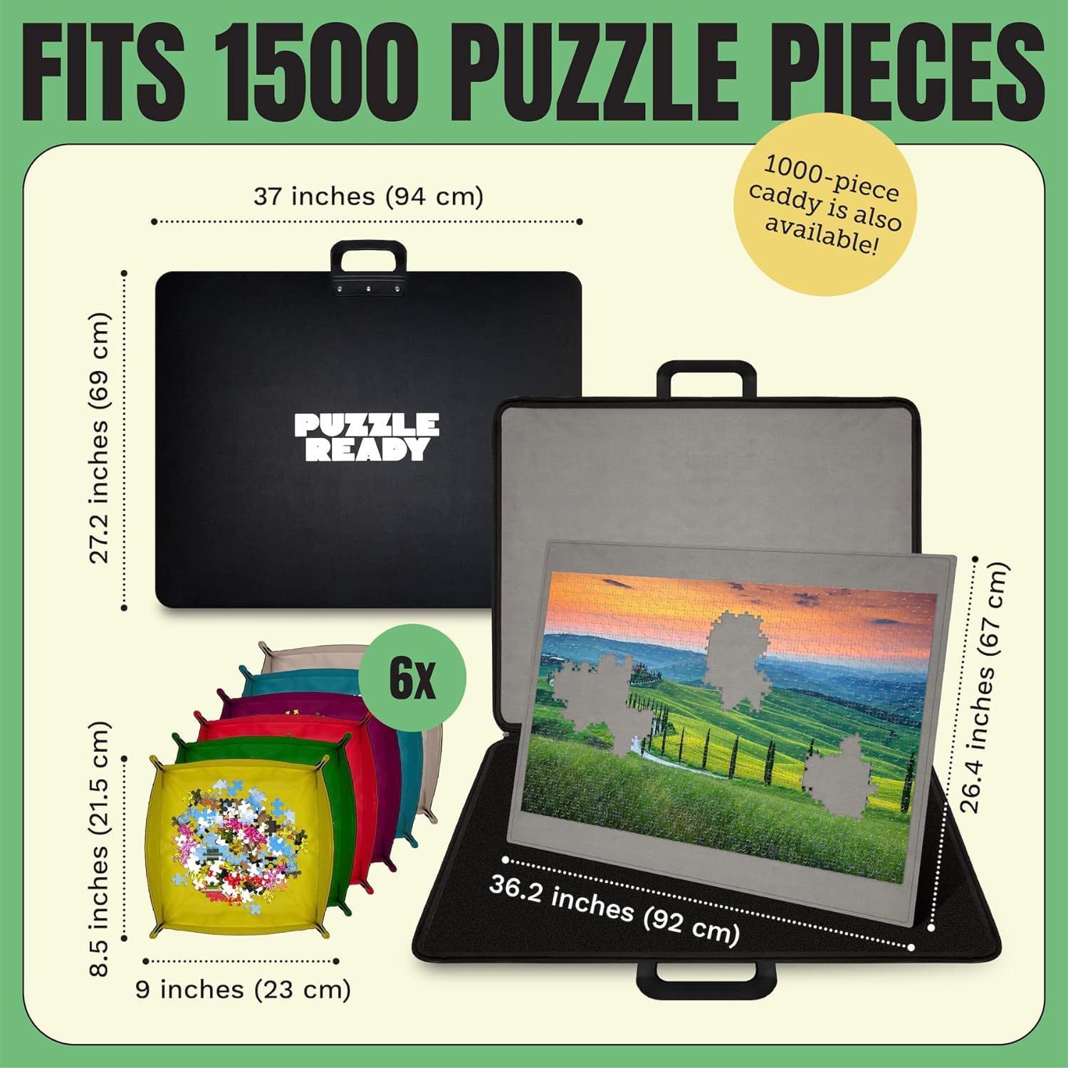 Puzzle Ready 1500-Teile-Puzzlebrett