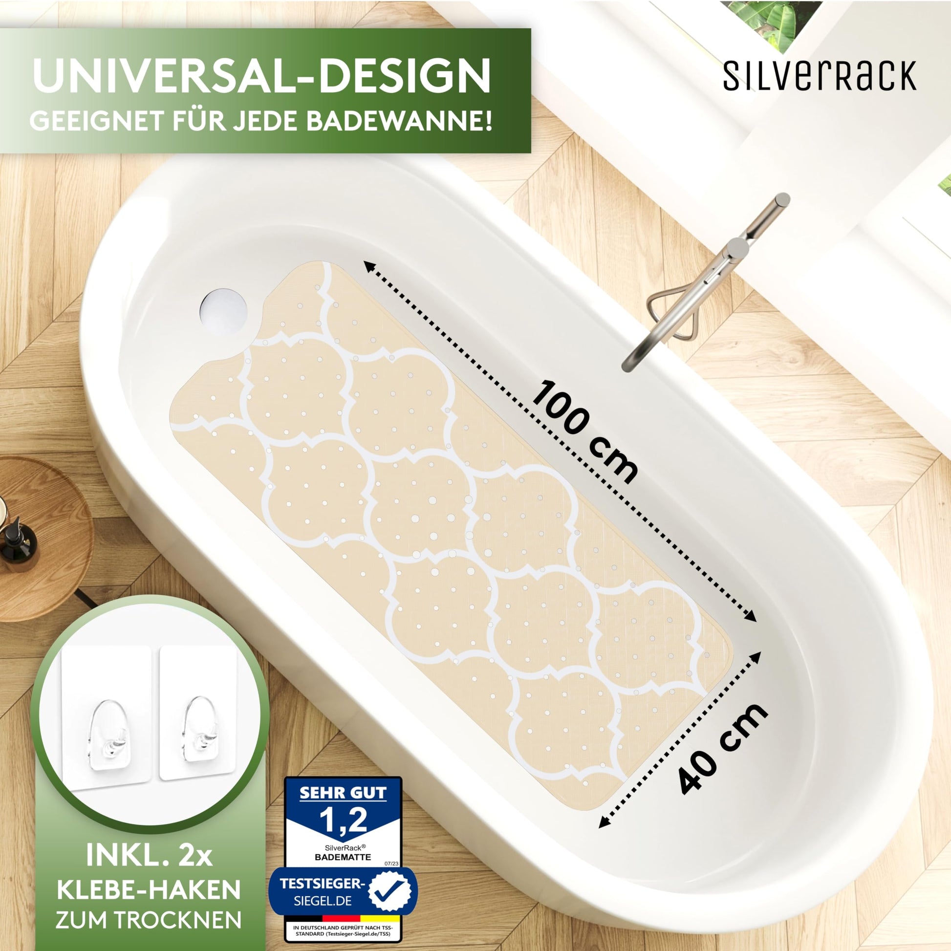 SilverRack DermaSensitivo Weiche Badematte