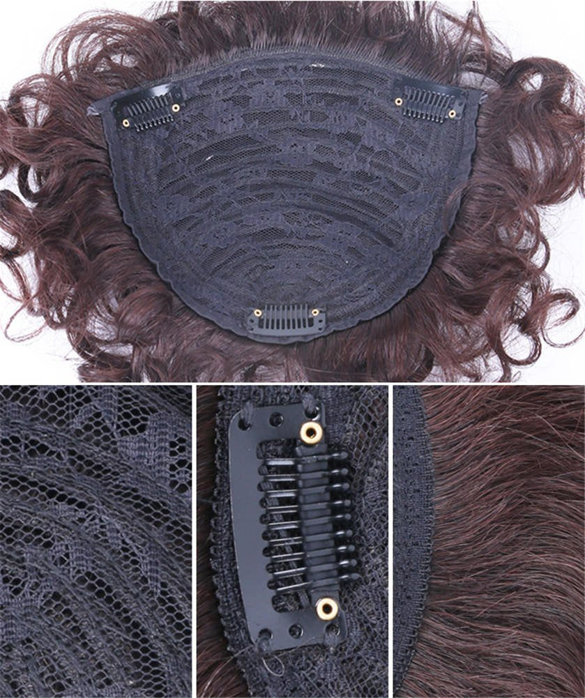 Echthaar Lockige Wellen Toupee