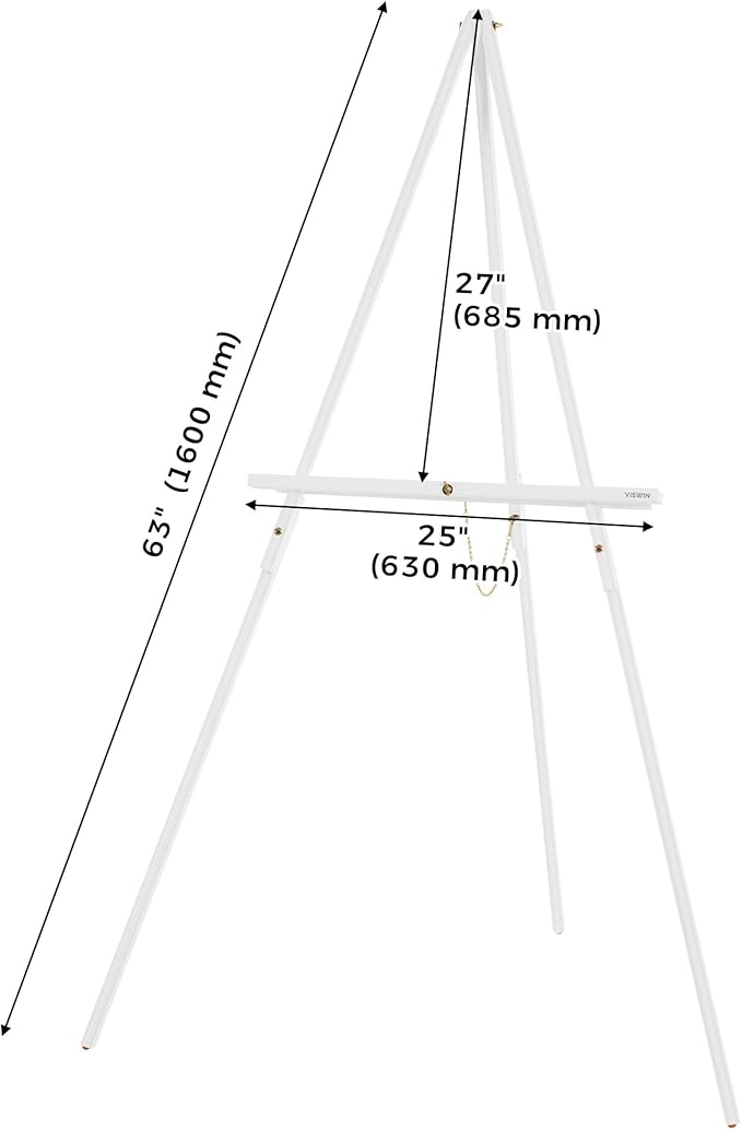 VISWIN 160 cm Dreibeinstaffelei aus Holz