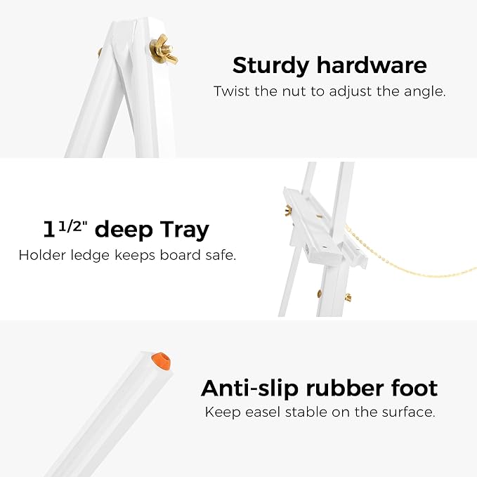 VISWIN 160 cm Dreibeinstaffelei aus Holz