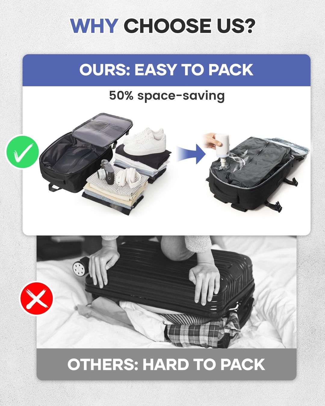 BOXSAM Vakuum-Rucksack