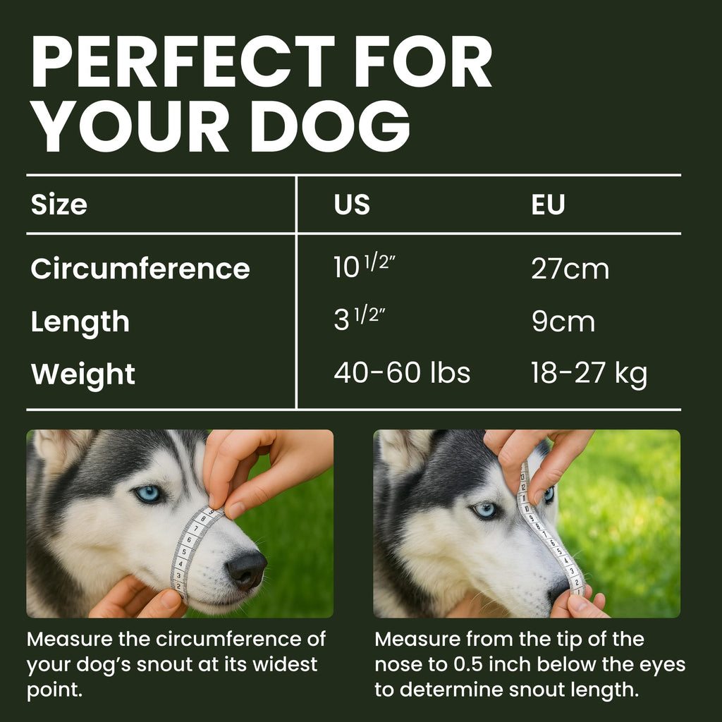 BRONZEDOG Hundemaulkorb,