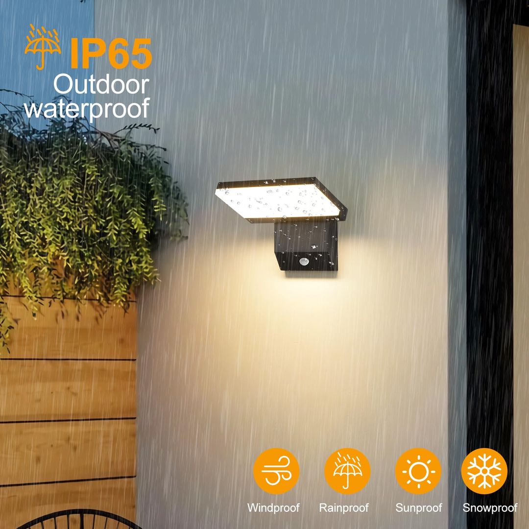 Outdoorlampe mit Bewegungsmelder LED 18W / IP65