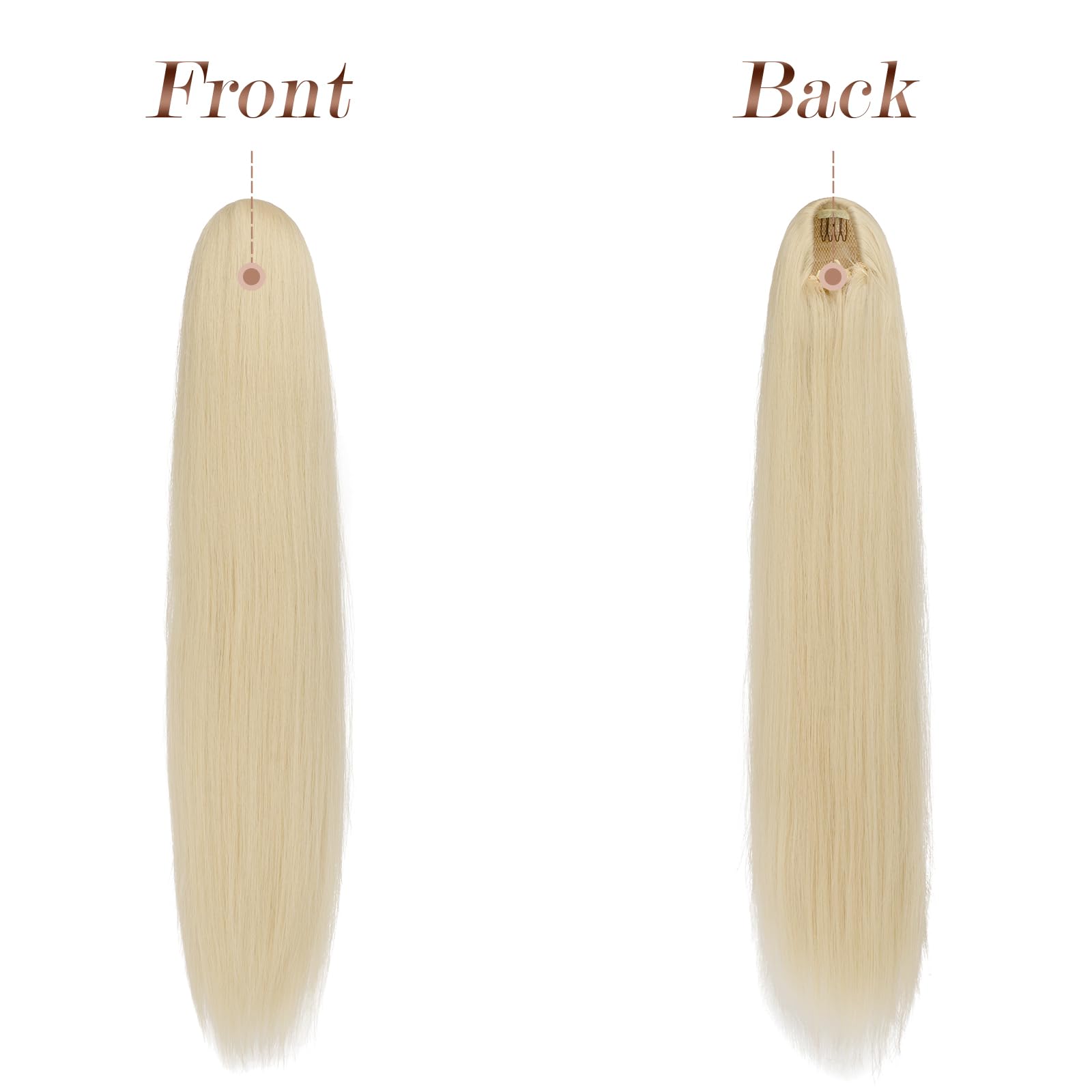 Pferdeschwanzverlängerungen mit Zugband 60cm