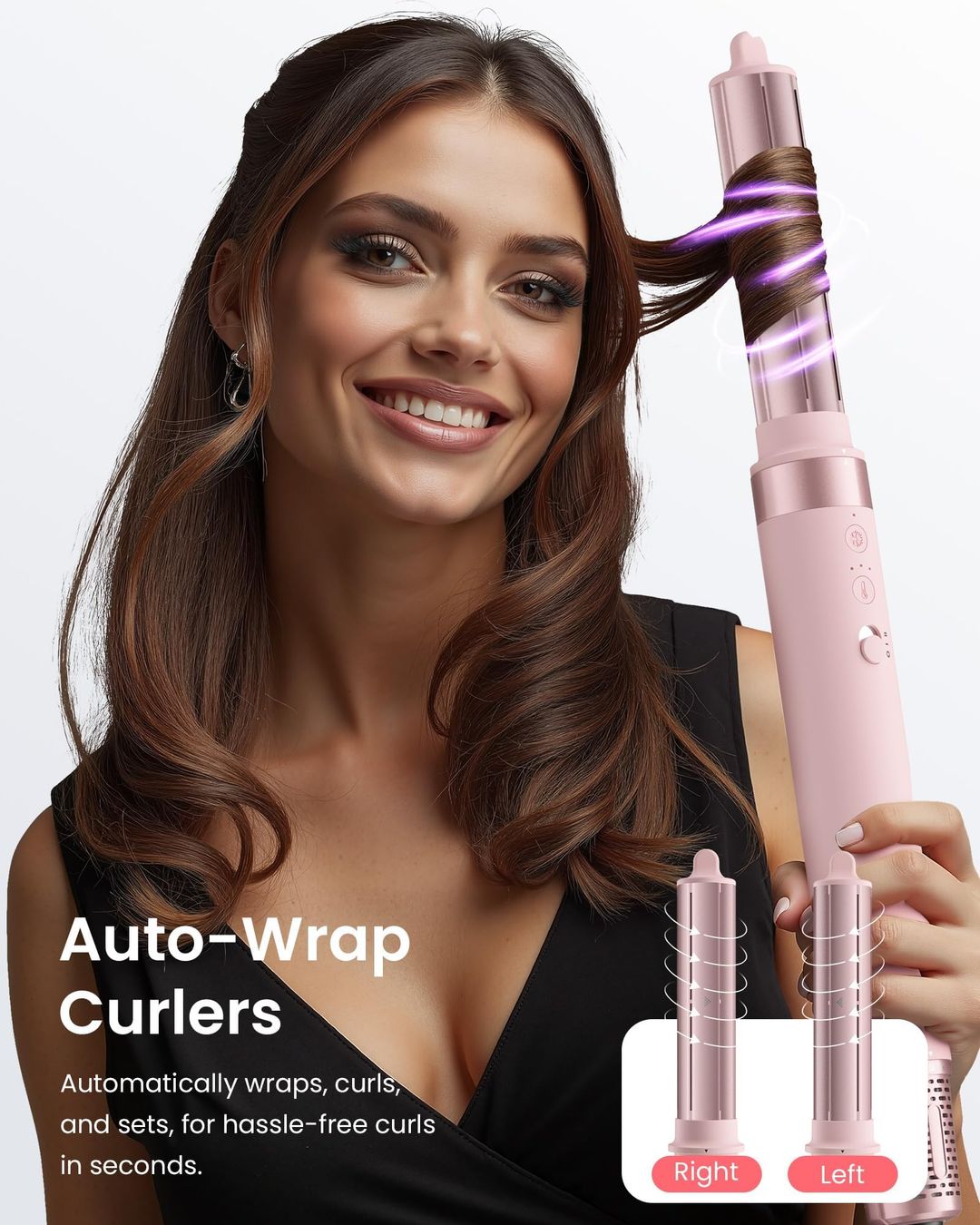 5-in-1 Airstyler-Set mit Ionenfunktion, Auto-Wrap und Volumenbürste