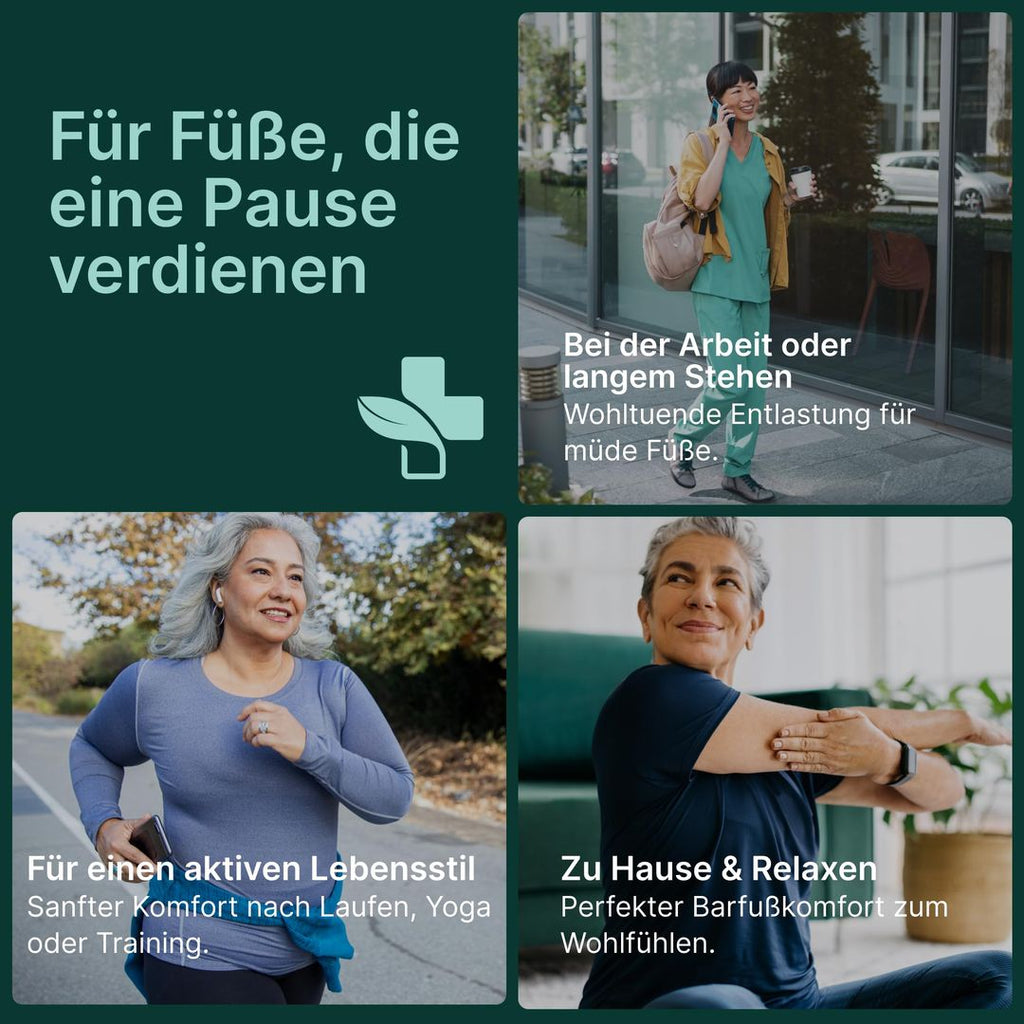 YOGAMEDIC Zehenspreizer – Zehenabstandshalter, 4 Stück, Silikon, BPA-frei