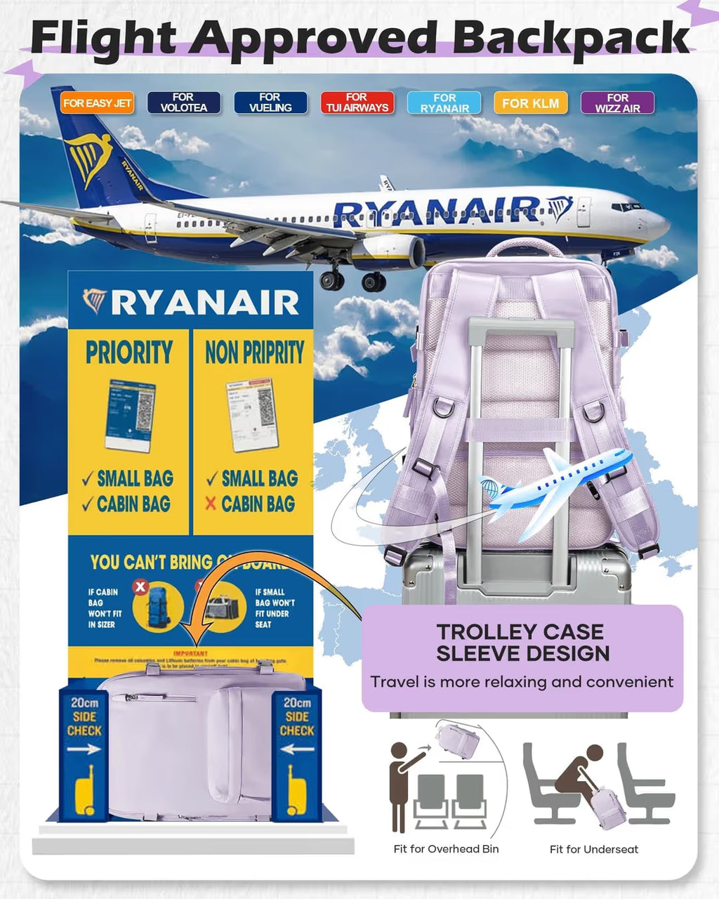 Vakuum Rucksack Gepäck