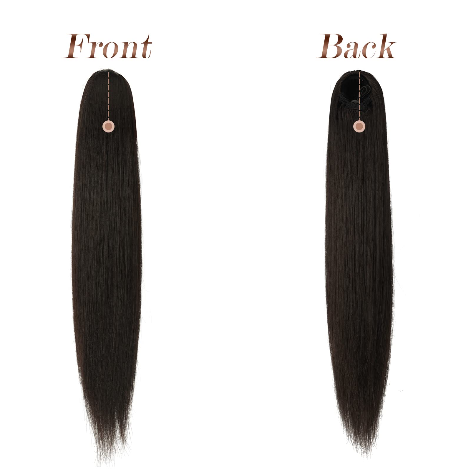 Pferdeschwanz-Extensions mit Kordelzug, 70 cm