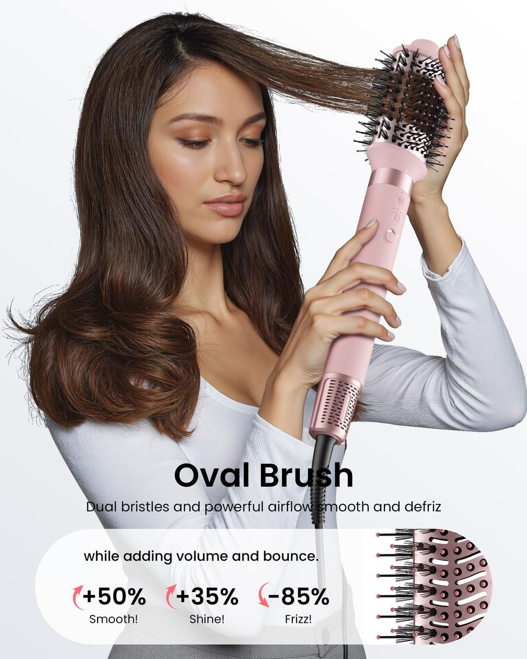 5-in-1 Airstyler-Set mit Ionenfunktion, Auto-Wrap und Volumenbürste