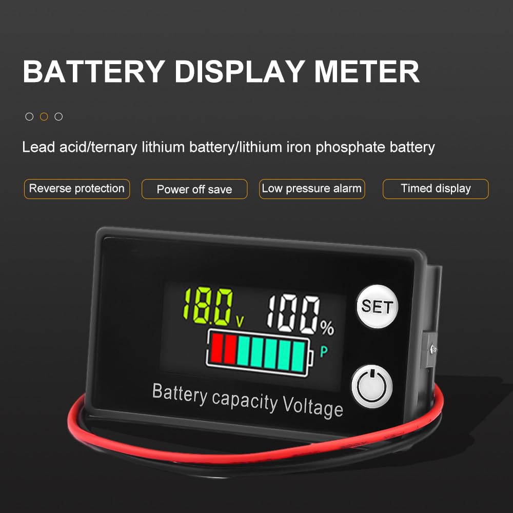 Heemol LCD Batteriemonitor 12V-84V