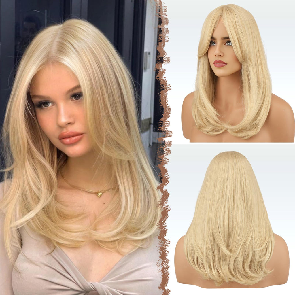 Perücke mit Pony 45cm