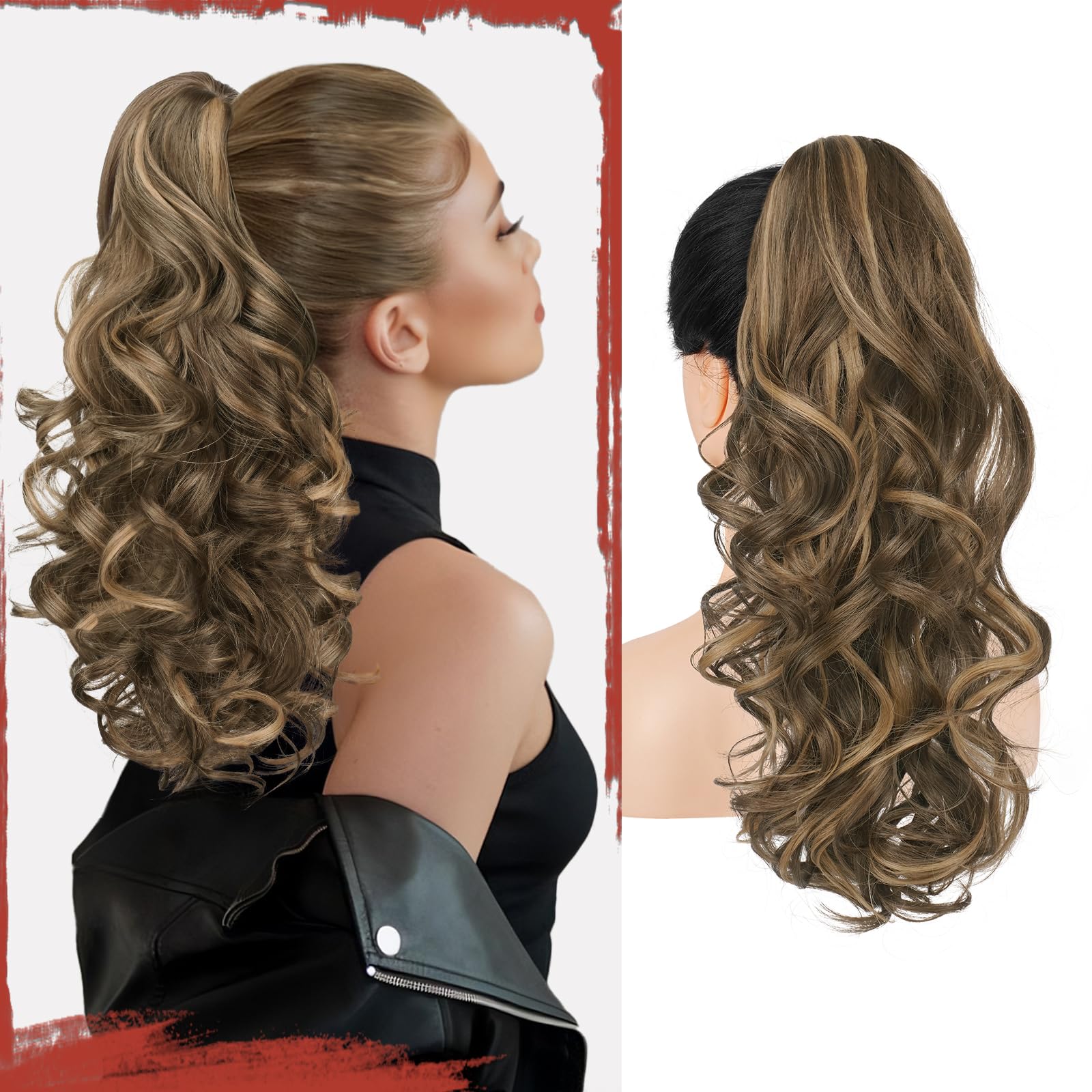 Zopfverlängerung – Honigblond 43 cm