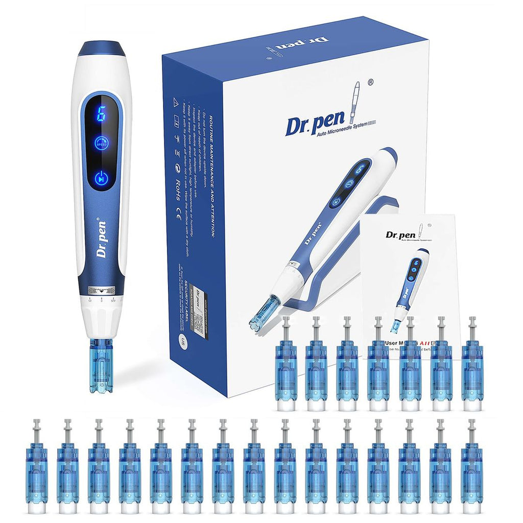 Microneedling-Gerät Kabellos – Touchscreen, 0–2,5 mm Verstellbar, Profi-Mikronadelstift