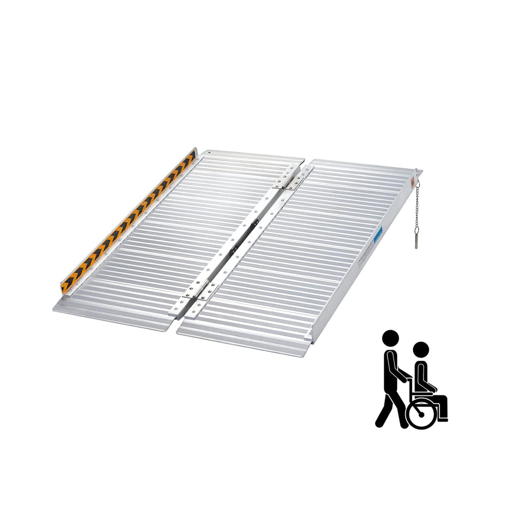 Rollstuhlrampe, gardhom 122 cm, faltbar,