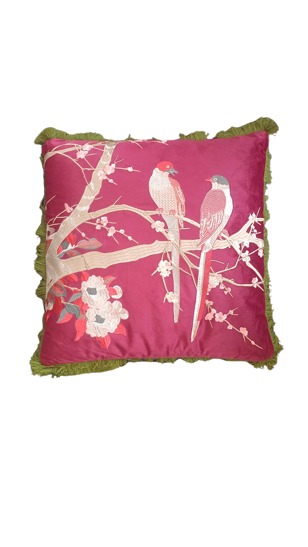 Dekokissen mit Vogelmotiv 50 x 50 cm