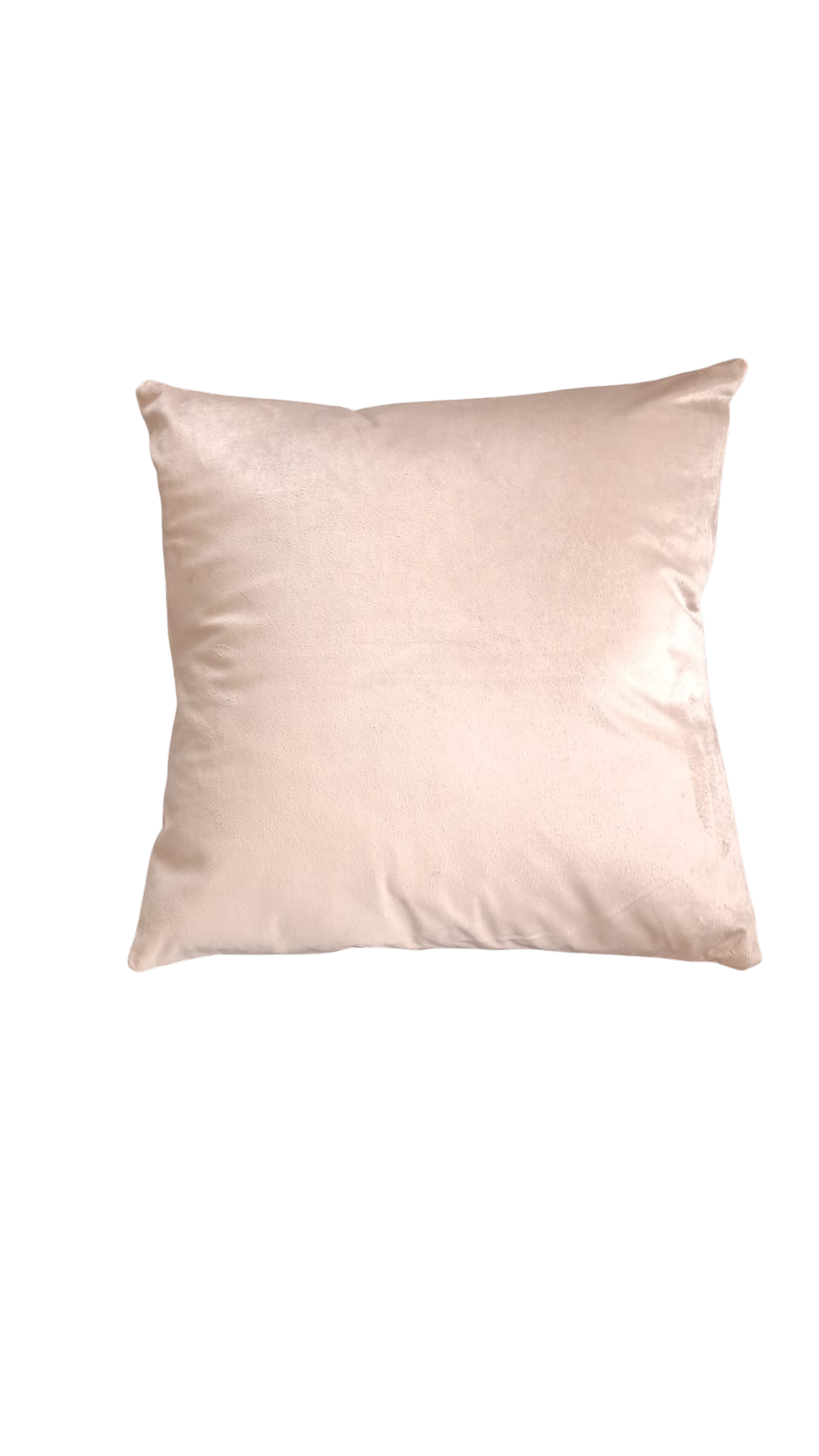 Dekokissen Rosa mit sichtbarem Reißverschluss 45 x 45 cm