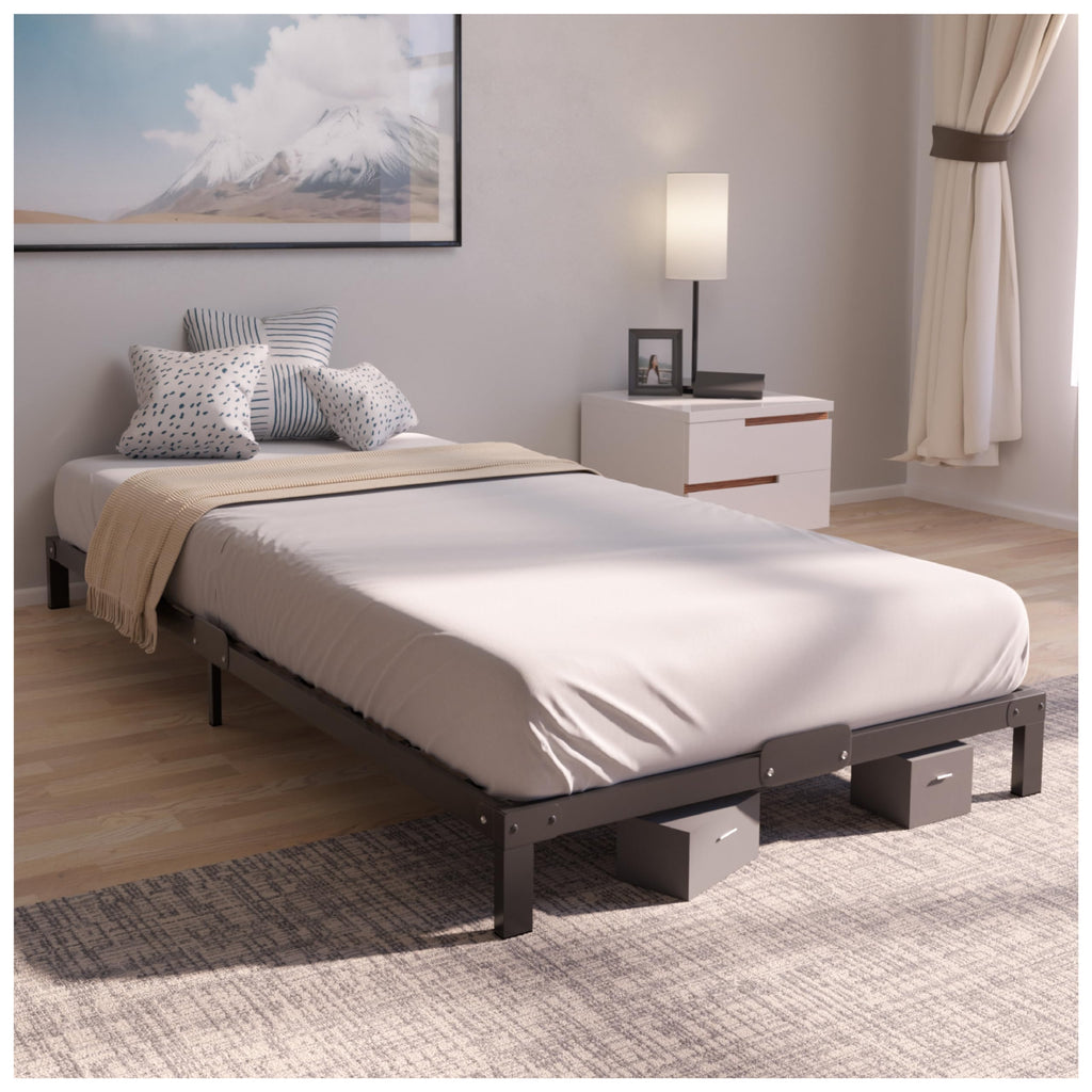 Dreamzie Bett 200x200 mit Lattenrost aus Metall