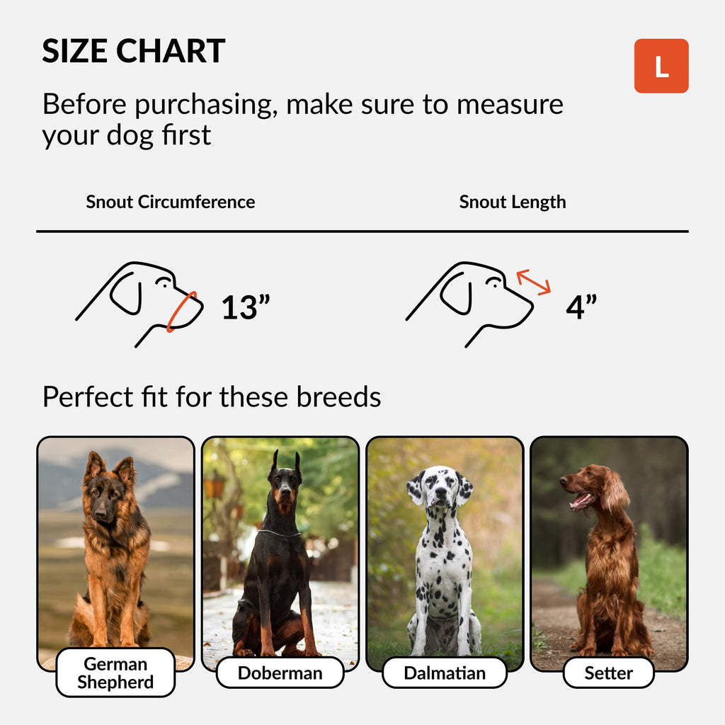 CollarDirect Hundemaulkorb für Deutsche Schäferhunde Gr.XL