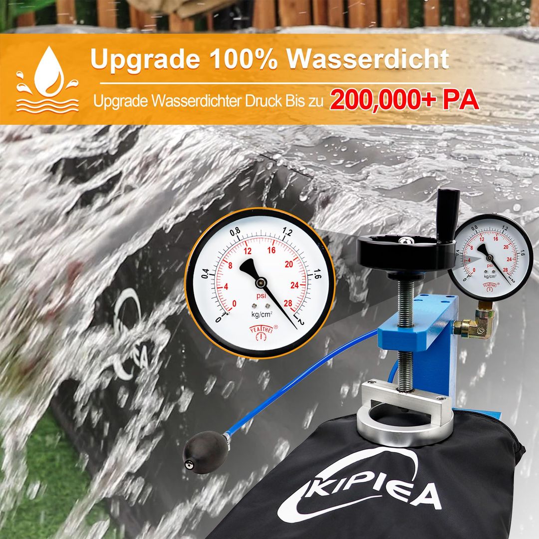 Gartenmöbel-Abdeckung Wasserdicht – 242x162x100cm, 420D Oxford, Winterfest & UV-Schutz